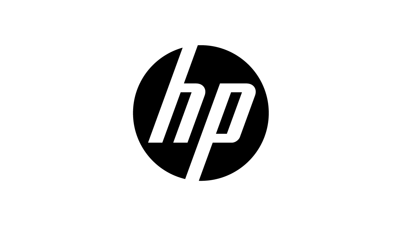 HP logo Black