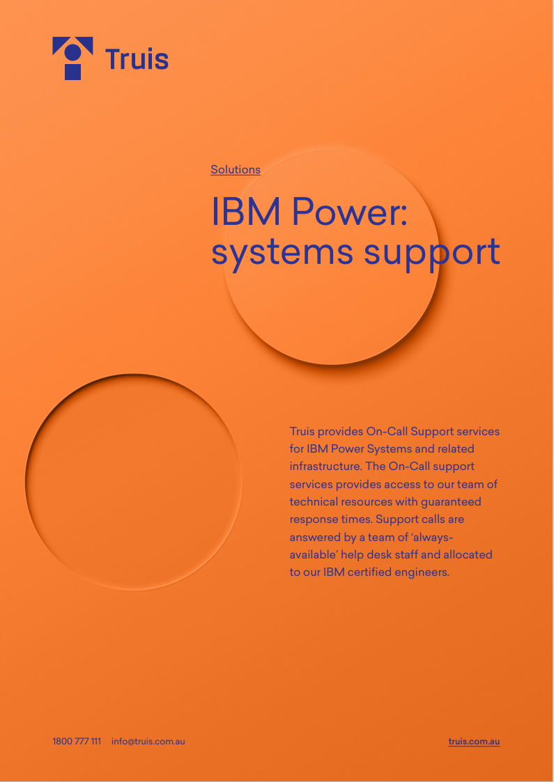 IBM Power systems support